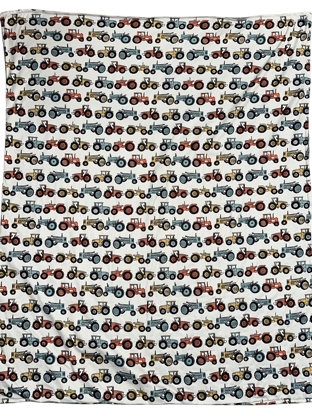 Kids Tractor Print Blanket - Multi Color